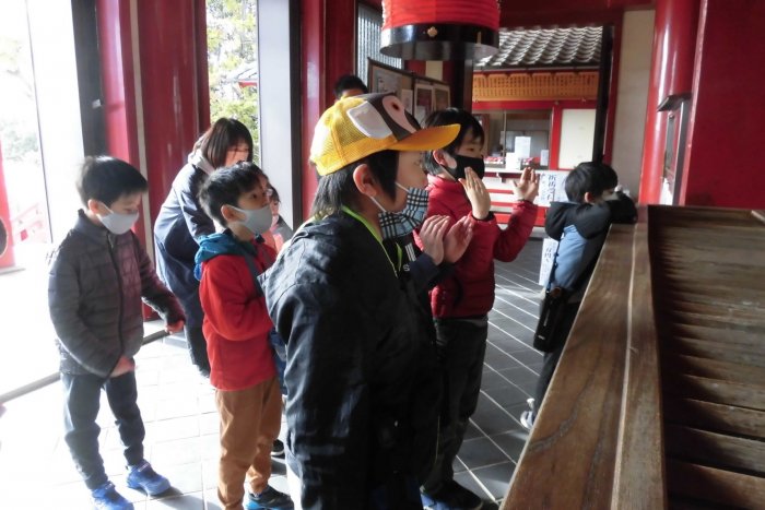 町探検(豊田)　満福寺に初詣